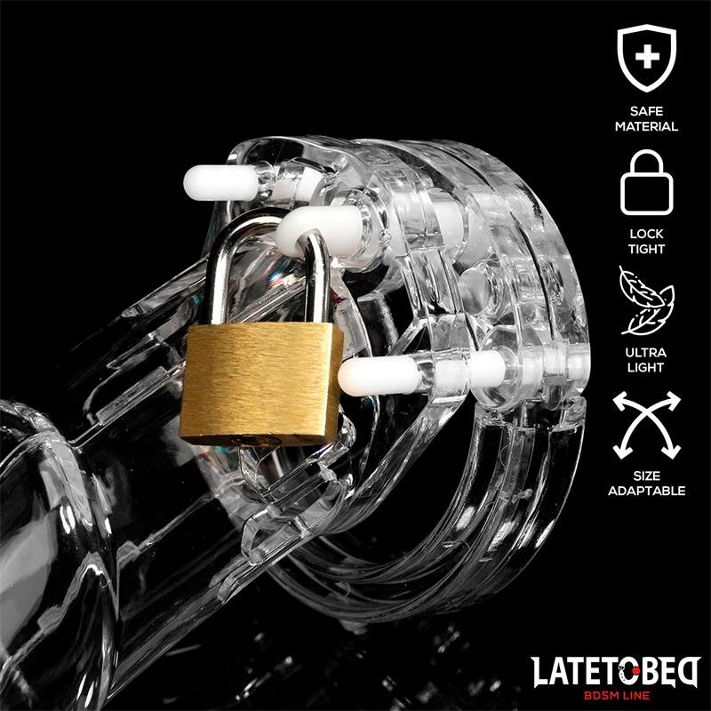Chastity Penis Cage Long Clear - Image 5