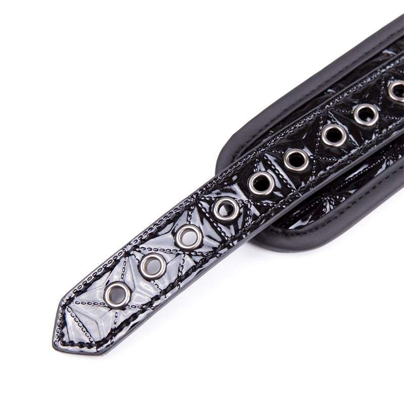 Collar with Leash Sapphire Vegan Leather - Image 4