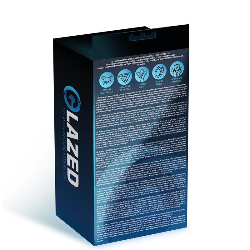 Curved Dildo Crystal Material 14 cm - Image 3