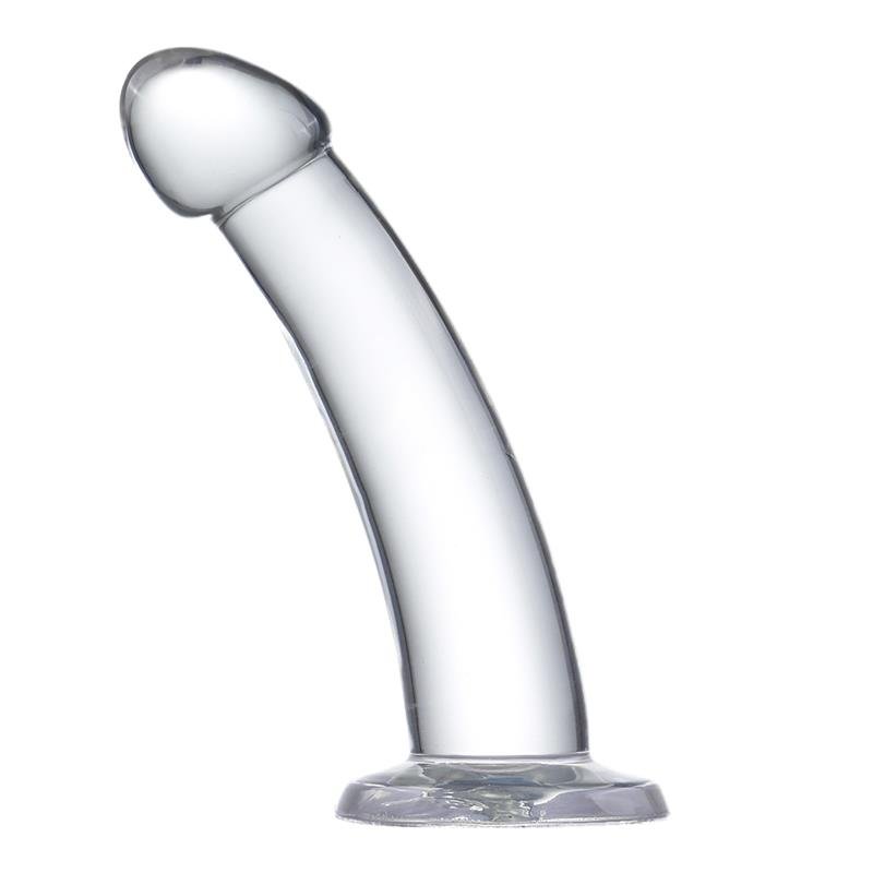 Curved Dildo Crystal Material 14 cm - Image 4