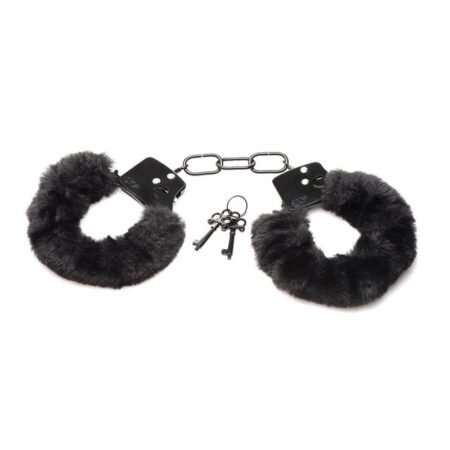 Furry Handcuffs Black