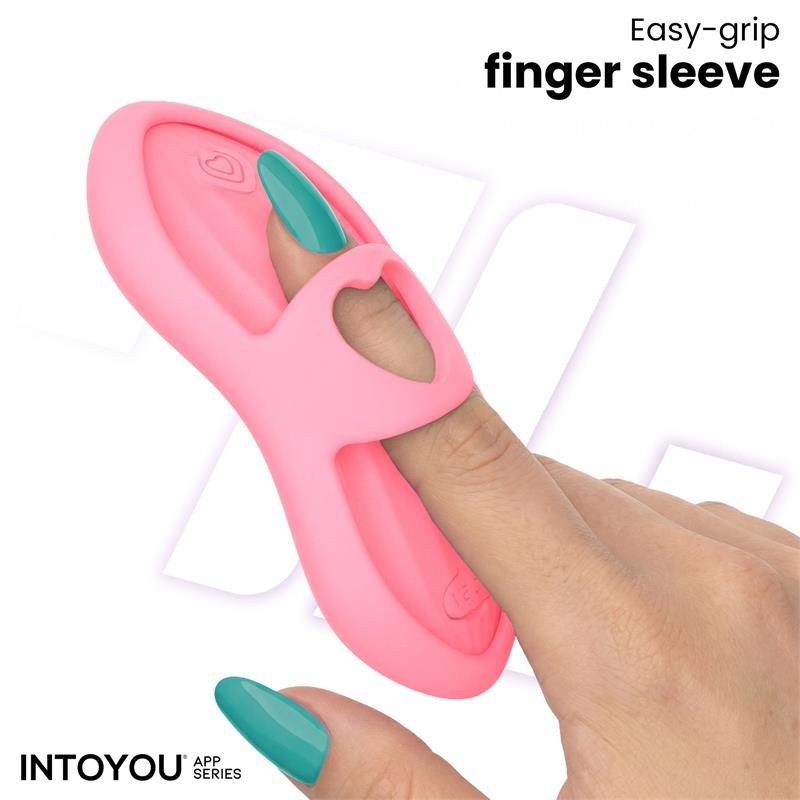 Laia Heated Finger Vibrator and App Pink - Image 2