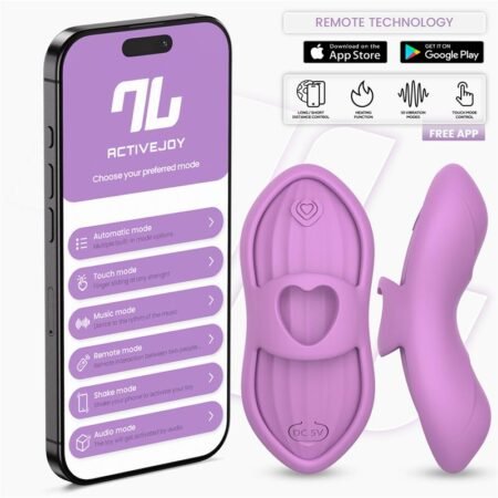 Laia Heated Finger Vibrator with App Lavender