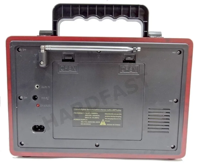 Επαναφορτιζόμενο ραδιόφωνο Retro - M1802-BT - 018022 - Black - Image 2