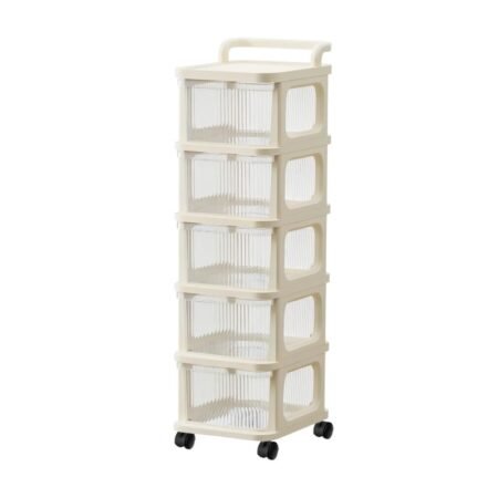 Πλαστική συρταριέρα αποθήκευσης τρόλεϊ 5 ορόφων - 10711 - 282159