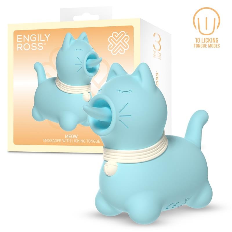 Meow Massager with Licking Tongue