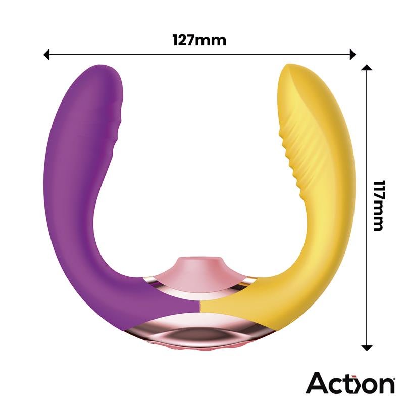 Two Lovers 3 in 1 Finger and Airflow Vibrator - Image 9