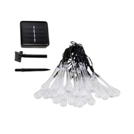 Ηλιακή γιρλάντα φωτισμού LED - Σταγόνα - 5m+1m - 20D - 152813 - RGB