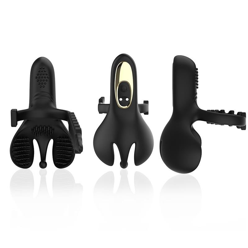 Ball Pack and Penis Vibrating Ring Adjustable - Image 6