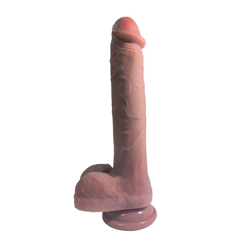 Dildo with Vibration, Thrusting and heating 28 cm - Image 2