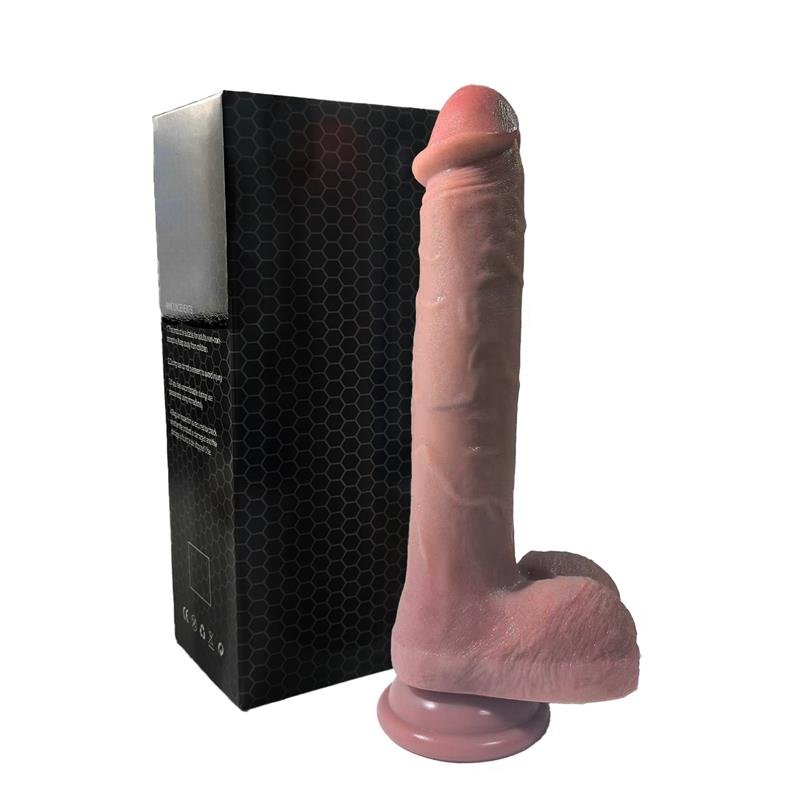 Dildo with Vibration, Thrusting and heating 28 cm - Image 3