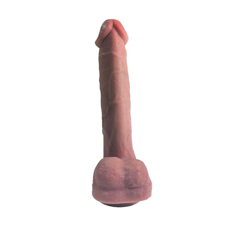 Dildo with Vibration, Thrusting and heating 28 cm - Image 4