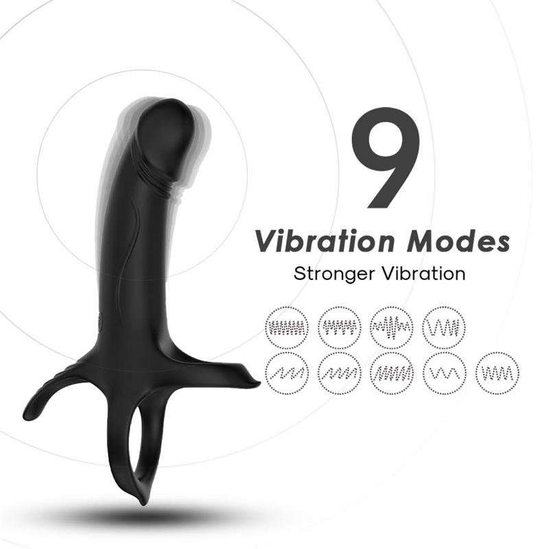 Double penetration Dildo with Vibration - Image 6