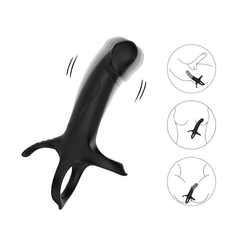 Double penetration Dildo with Vibration - Image 8