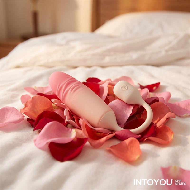 NexEgg Motion Vibrating Egg with Thrusting App Beige/Pink - Image 11