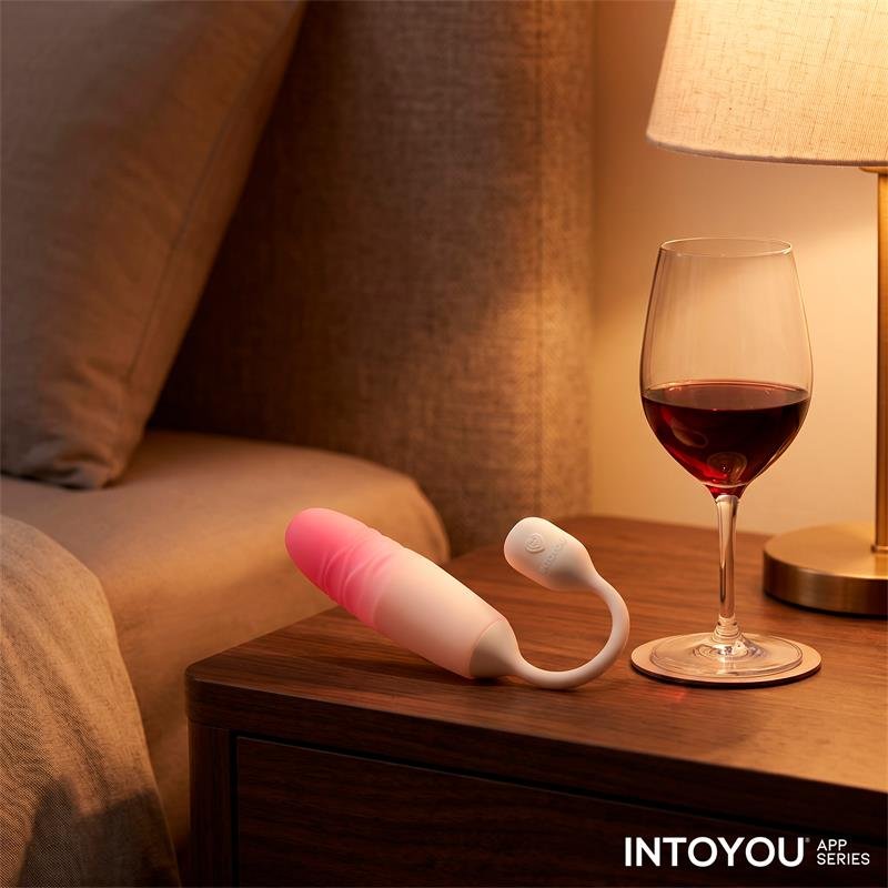 NexEgg Motion Vibrating Egg with Thrusting App Beige/Pink - Image 12