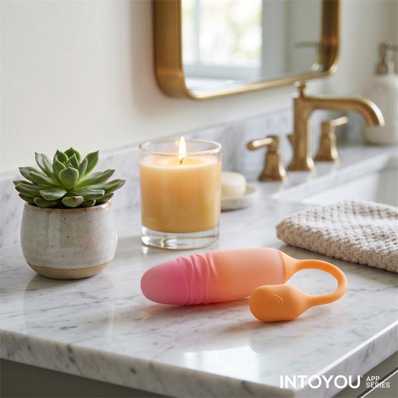 NexEgg Motion Vibrating Egg with Thrusting App Orange/Pink - Image 11