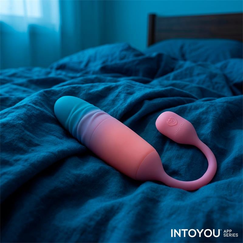 NexEgg Motion Vibrating Egg with Thrusting App Pink/Turquoise - Image 11