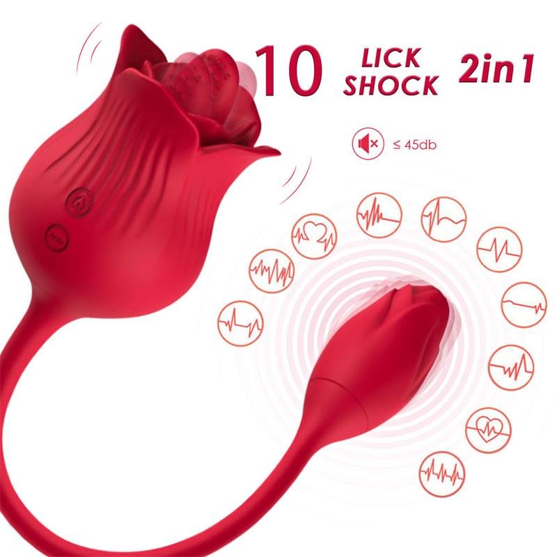 Rose with Licking and Vibrating egg USB - Image 10