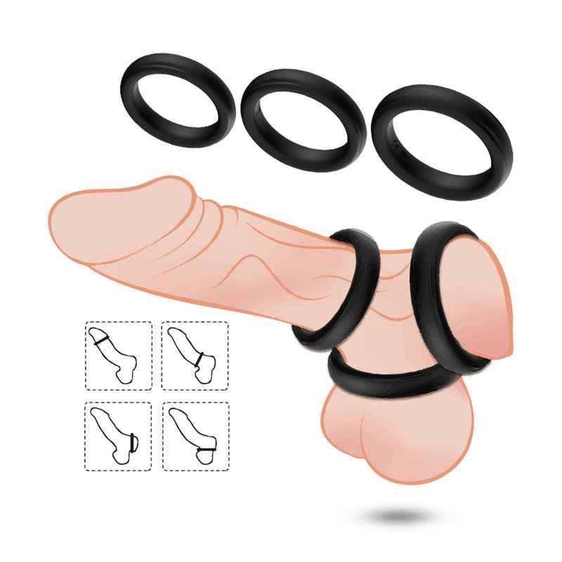 St of 3 Penis rings - Image 4