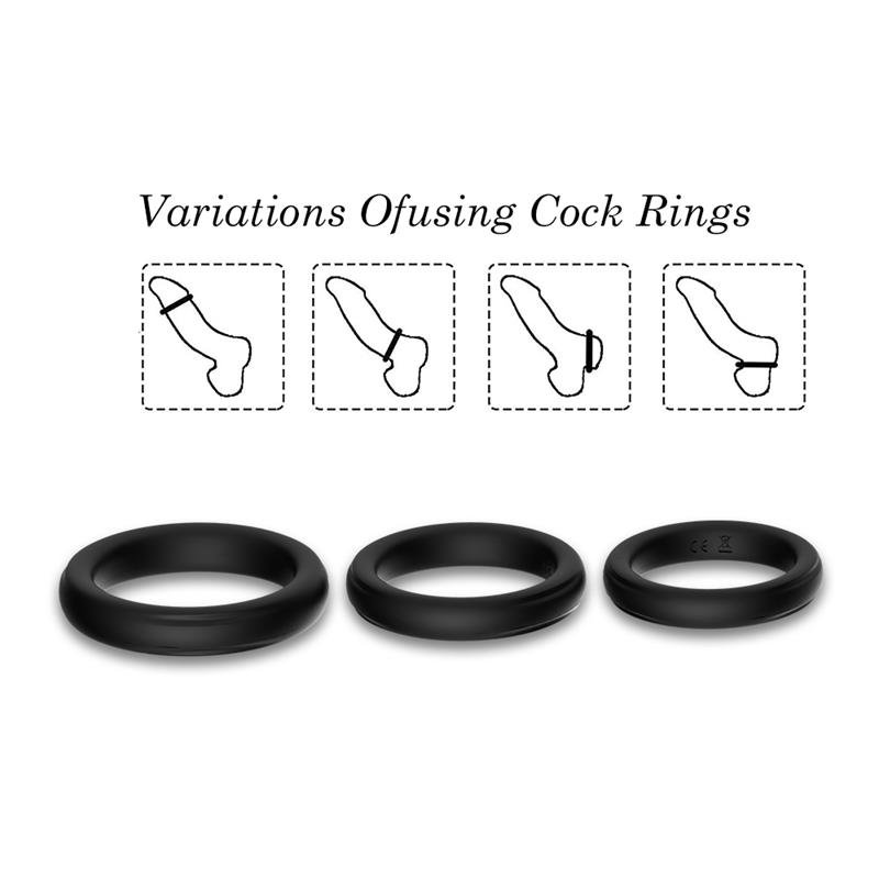 St of 3 Penis rings - Image 9