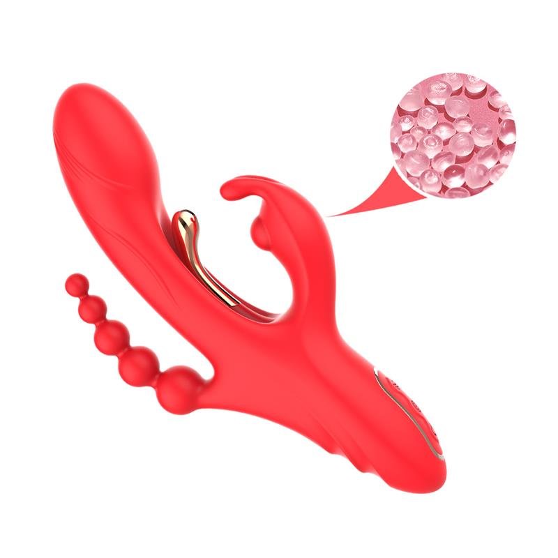 Tickler Rabbit Vibrator with Anal Beads - Image 3