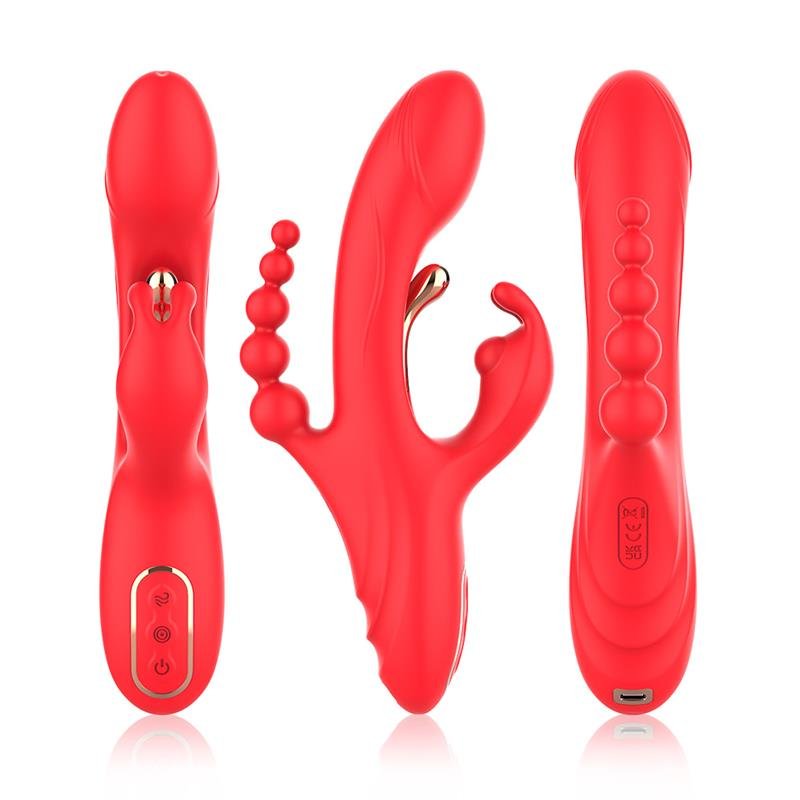Tickler Rabbit Vibrator with Anal Beads - Image 6