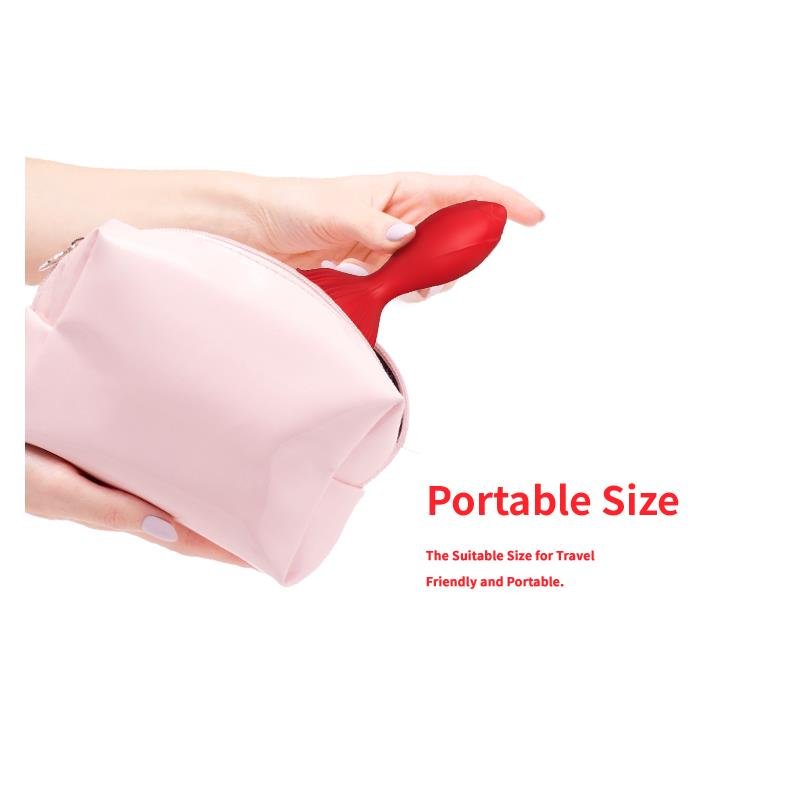 Vibrating anal plug with Rose Base - Image 8