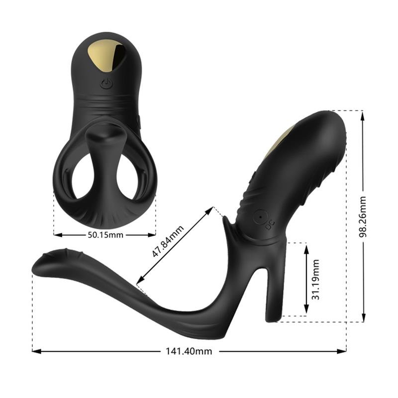 Vibrating Penis Ring with Perianal Stimulation - Image 12