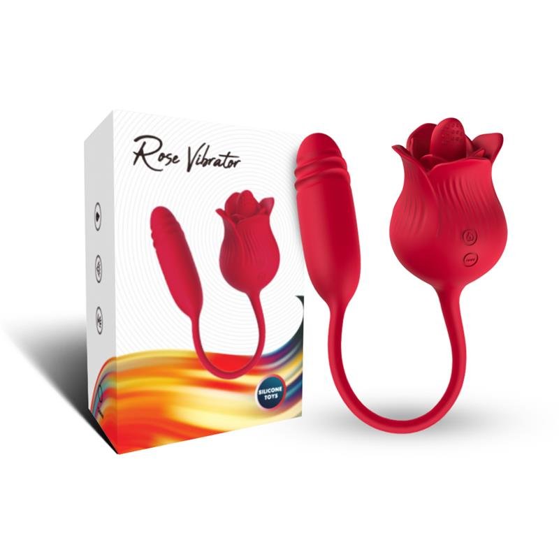 Vibrating Rose with Thrusting and Licking USB - Image 3