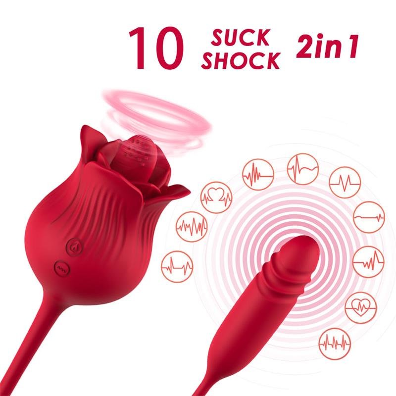 Vibrating Rose with Thrusting and Licking USB - Image 7