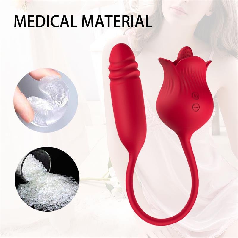 Vibrating Rose with Thrusting and Licking USB - Image 10