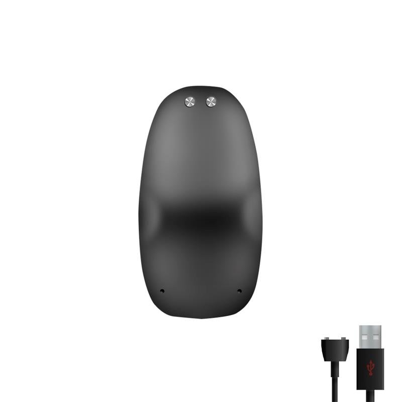 Asher Butt Plug with Remote Control Magnetic USB Black - Image 5