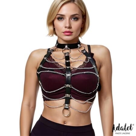 Hilda Chest Harness with Chain One size