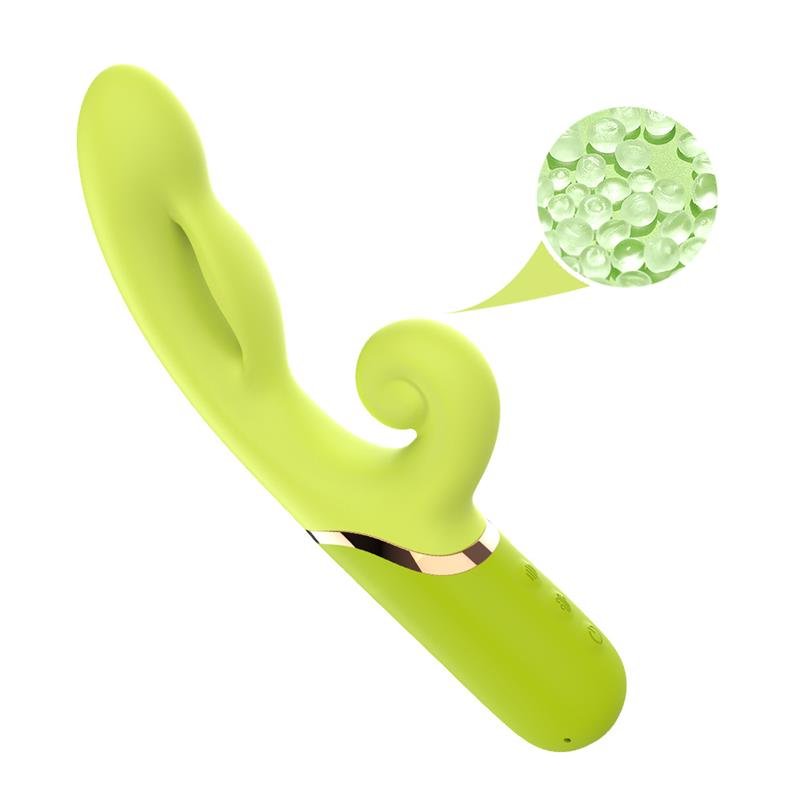 Inflatable Rabbit Vibrator Green - Image 6