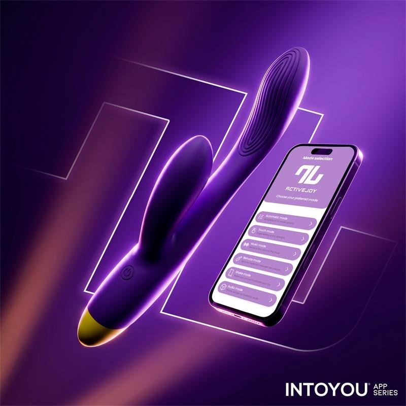 Lyra G-Spot Rabbit Vibrator with App Purple - Image 6