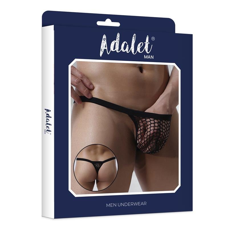 Dante Fishnet Thong Black - Image 3
