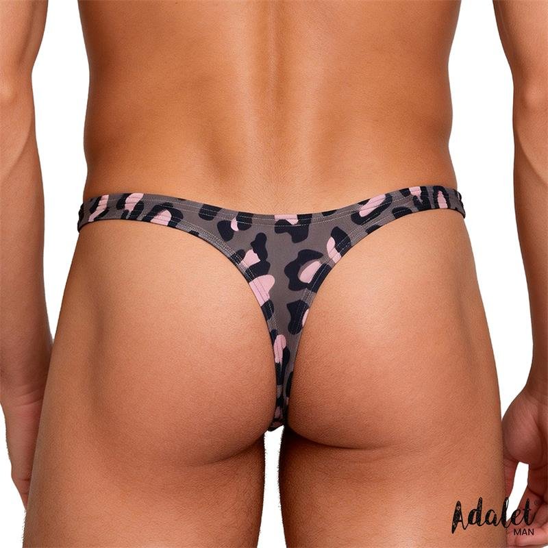John Thong Low-Rise Grey Leopard - Image 2