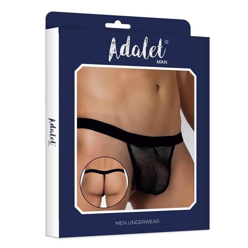 Titan Fishnet Thong One Size Black - Image 3