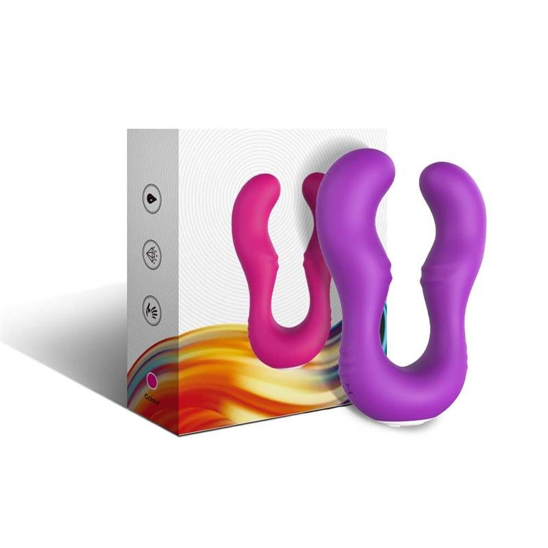 Double-headed Couples Vibrator Purple - Image 4