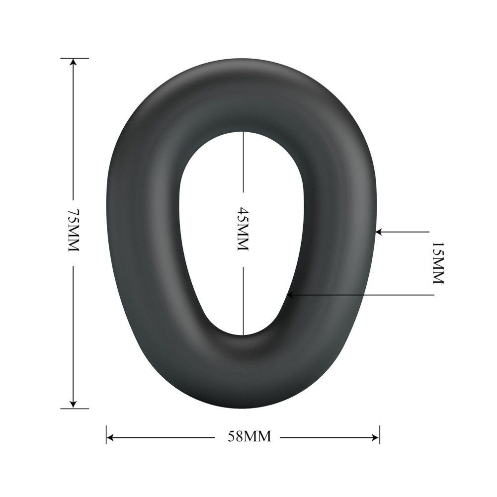 Crazy Bull Vesper Super Soft Silicone Cock Ring - Image 6