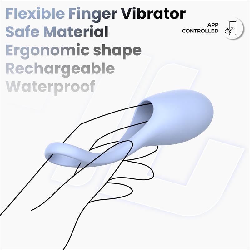Lory Flexible Finger Vibrator with App - Image 3